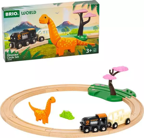 brio BRIO World Train Set Dinosaur Circle Set