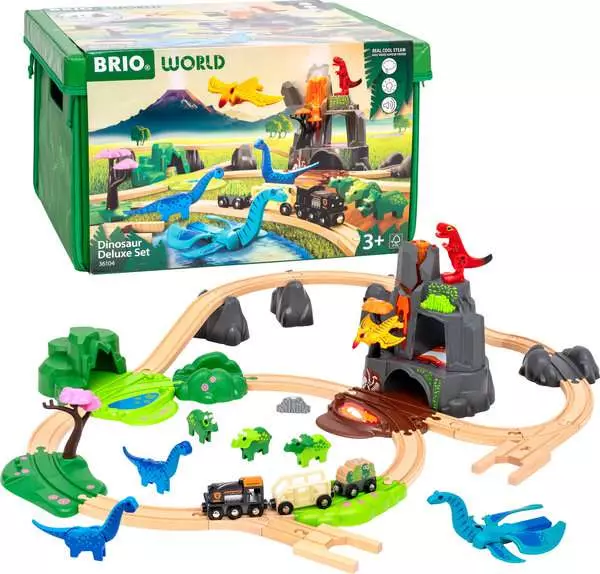 Brio BRIO World Train Set Dinosaur Deluxe Set