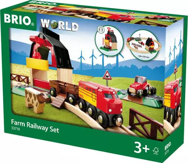 Brio BRIO World Train Set Farm Railway Set