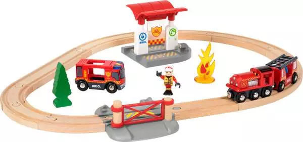 Brio BRIO World Train Set Firefighter Train Set