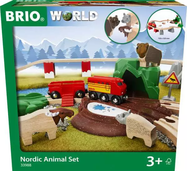 Brio BRIO World Train Set Forest Animal Set