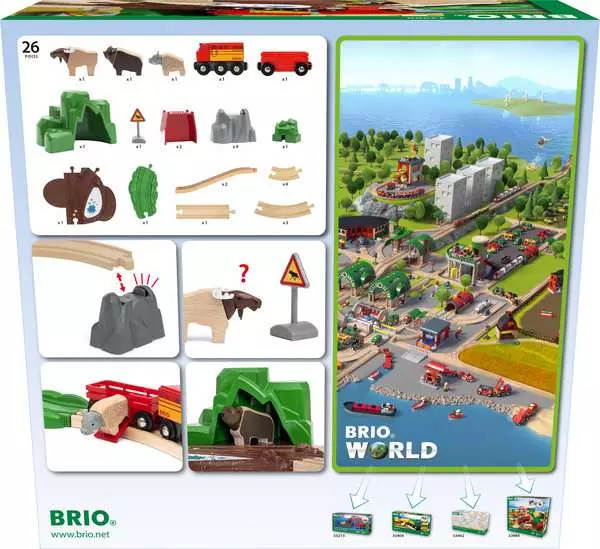 Brio BRIO World Train Set Forest Animal Set