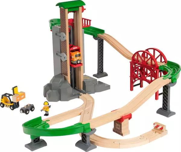 Brio BRIO World Train Set Lift & Load Warehouse Set