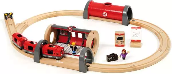 Brio BRIO World Train Set Metro Railway Set