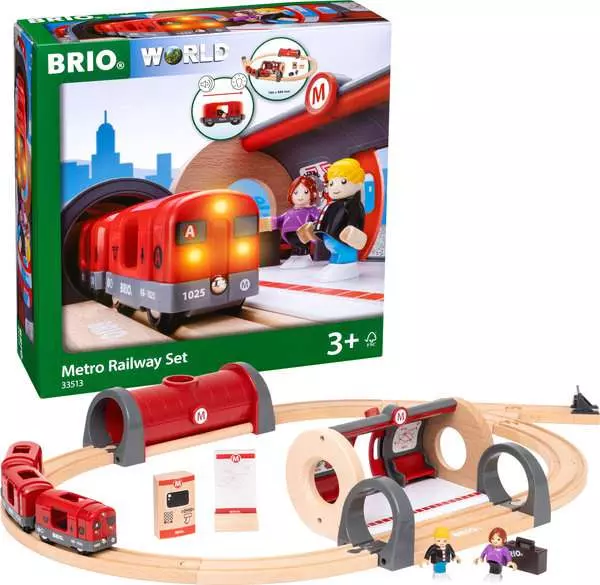 brio BRIO World Train Set Metro Railway Set