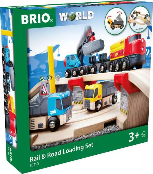 Brio BRIO World Train Set Rail & Road Loading Set