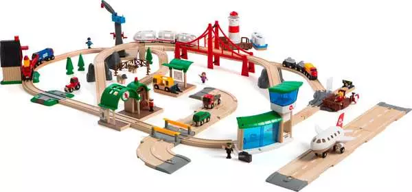 Brio BRIO World Train Set Railway World Deluxe Set