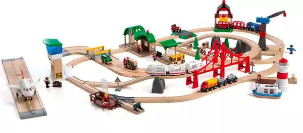 Brio BRIO World Train Set Railway World Deluxe Set