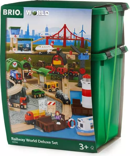 Brio BRIO World Train Set Railway World Deluxe Set