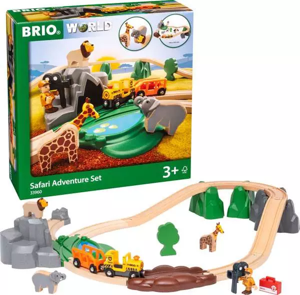 Brio BRIO World Train Set Safari Adventure Set