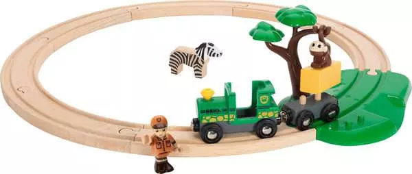 brio BRIO World Train Set Safari Railway Set