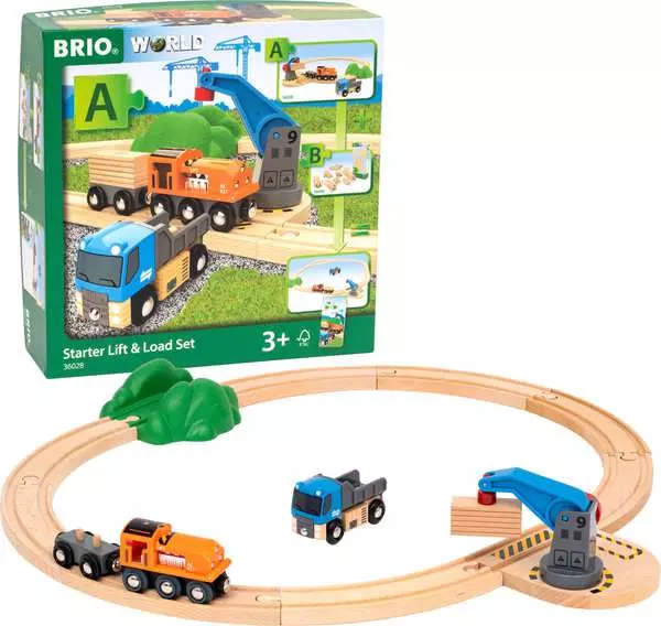 Brio BRIO World Train Set Starter Lift & Load Set