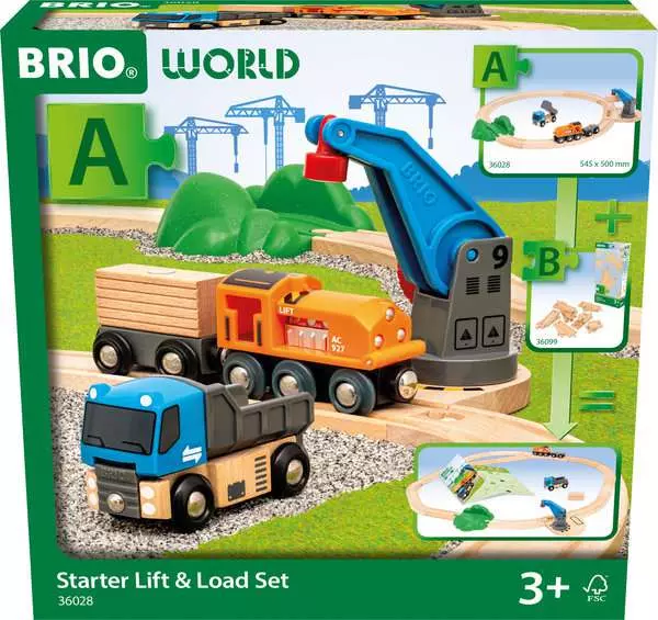 Brio BRIO World Train Set Starter Lift & Load Set