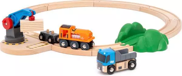 brio BRIO World Train Set Starter Lift & Load Set