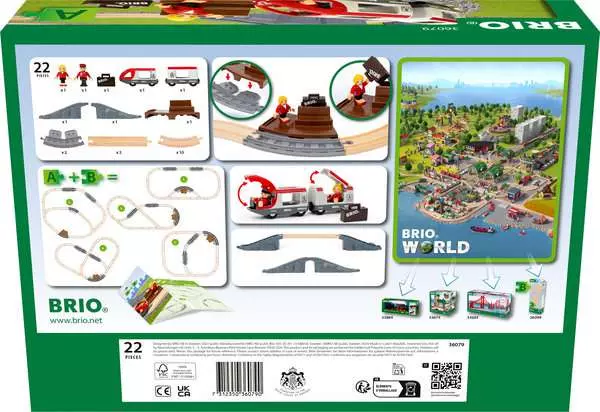 Brio BRIO World Train Set Starter Travel Train Set