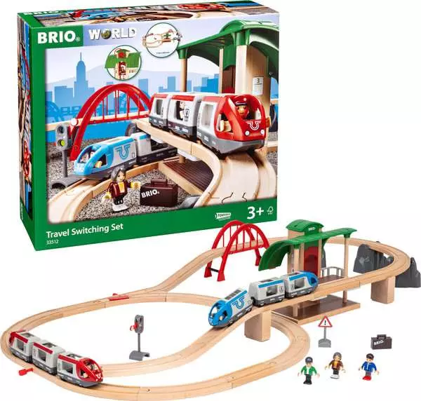 brio BRIO World Train Set Travel Switching Set
