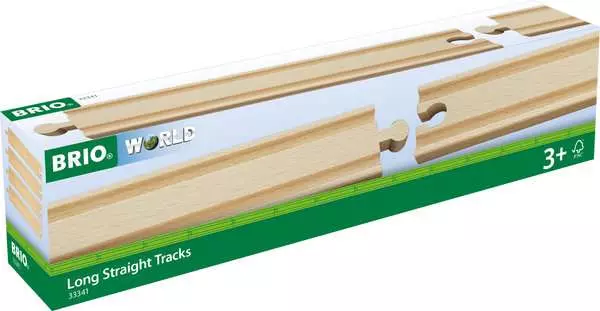 brio BRIO World Train Tracks Long Straight Tracks