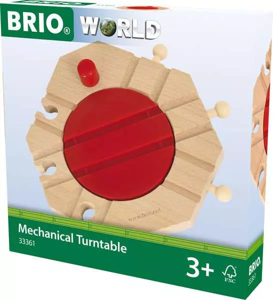 Brio BRIO World Train Tracks Mechanical Turntable