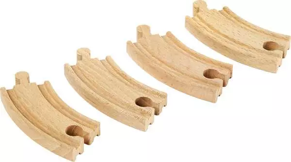 brio BRIO World Train Tracks Short Curved Tracks