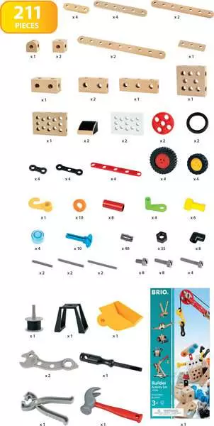 Brio BRIO Builder Activity Set - Construction Toy For Kids 3 Years Up
