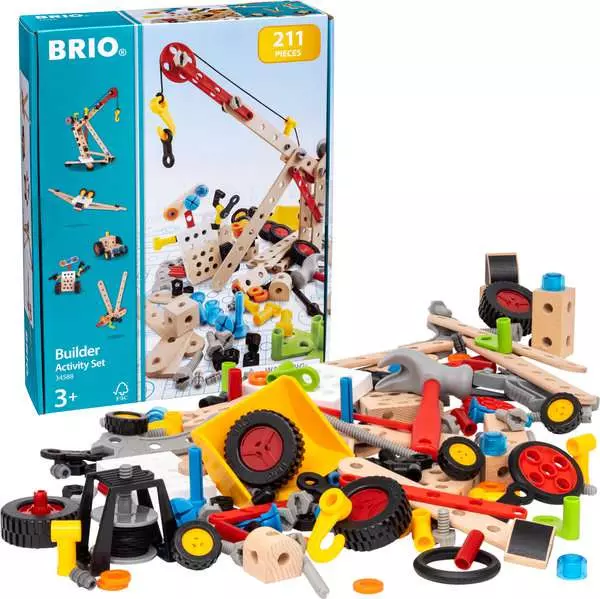 brio BRIO Builder Activity Set - Construction toy for kids 3 years up