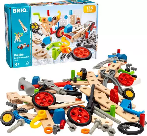 brio BRIO Builder Construction Set - Construction toy for kids 3 years up