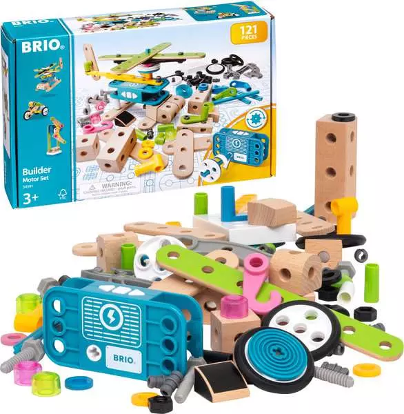brio BRIO Builder Motor Set - Construction toy for kids 3 years up