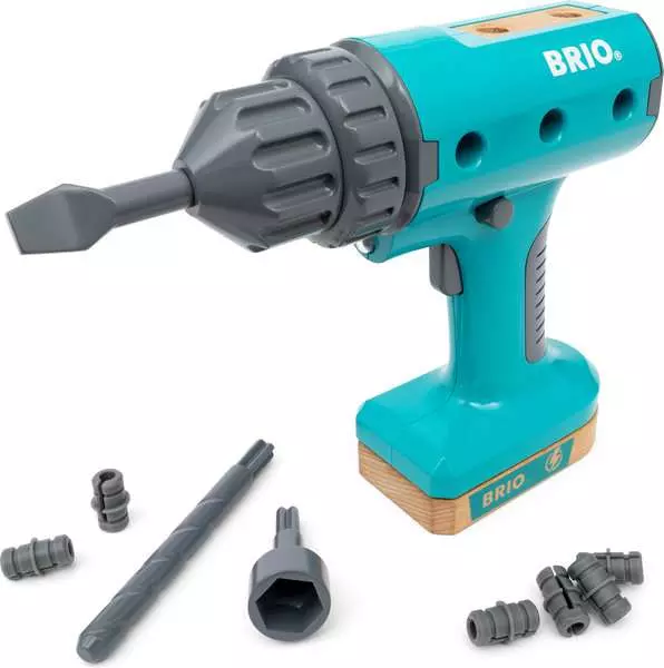 Brio BRIO Builder Power Screwdriver - Construction Toy For Kids 3 Years Up