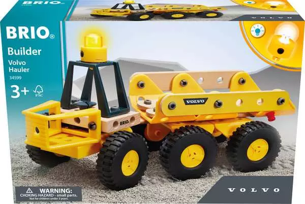 Brio BRIO Builder Volvo Hauler - Construction Toy For Kids 3 Years Up