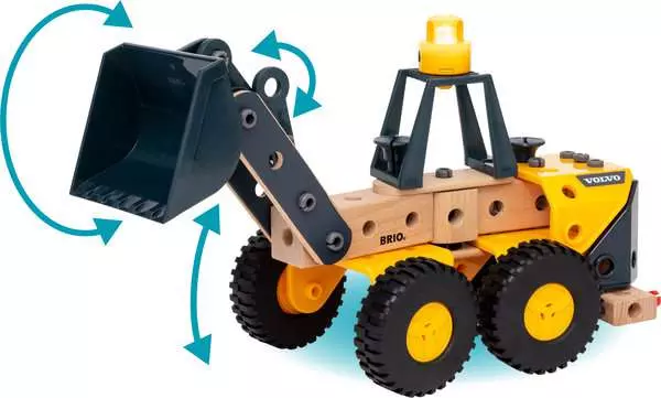 Brio BRIO Builder Volvo Wheel Loader - Construction Toy For Kids 3 Years Up