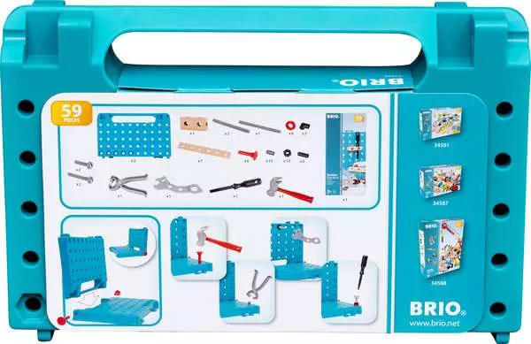 Brio BRIO Builder Working Bench - Construction Toy For Kids 3 Years Up