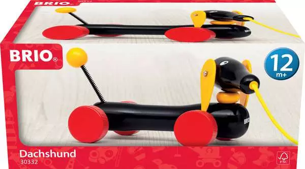 Brio BRIO Dachshund - Wooden Toy For Toddlers 9 Months Up