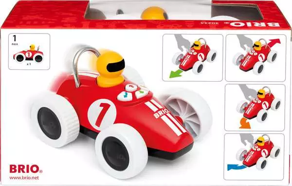 Brio BRIO Play & Learn Action Racer - Wooden Toy For Toddlers 18 Months Up