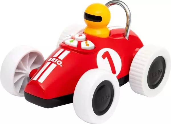 brio BRIO Play & Learn Action Racer - Wooden toy for toddlers 18 months up