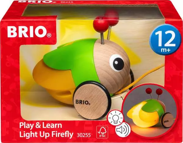 Brio BRIO Play & Learn Light Up Firefly - Wooden Toy For Toddlers 9 Months Up