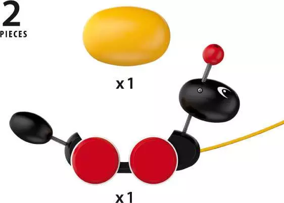 Brio BRIO Pull-along Ant - Wooden Toy For Toddlers 12 Months Up