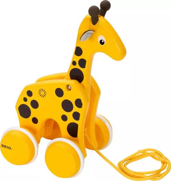 brio BRIO Pull-along Giraffe - Wooden toy for toddlers 12 months up