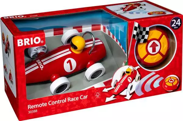 Brio BRIO Remote Control Race Car - Wooden Toy For Toddlers 24 Months Up