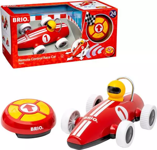 Brio BRIO Remote Control Race Car - Wooden Toy For Toddlers 24 Months Up