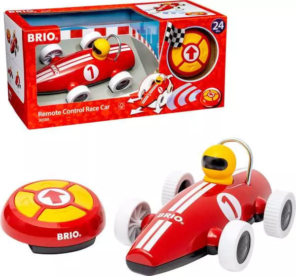 brio BRIO Remote Control Race Car - Wooden toy for toddlers 24 months up
