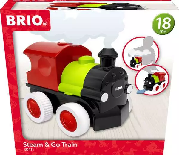 Brio BRIO Steam & Go Train - Wooden Toy For Toddlers 18 Months Up