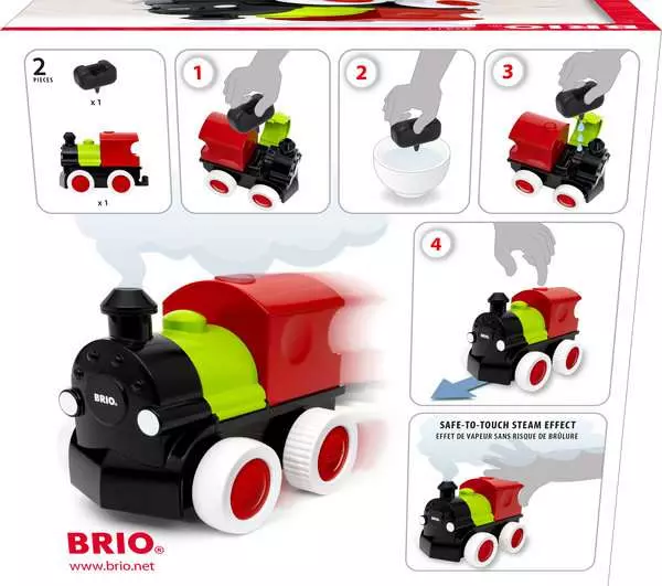 Brio BRIO Steam & Go Train - Wooden Toy For Toddlers 18 Months Up