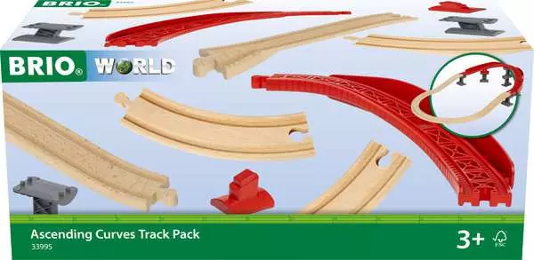 Brio BRIO World Train Set Ascending Curves Track Pack