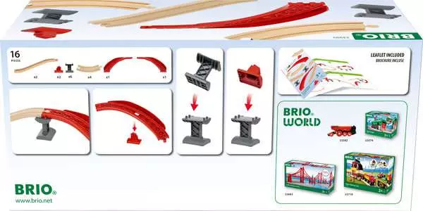 Brio BRIO World Train Set Ascending Curves Track Pack