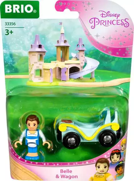 Brio BRIO World Train Set Belle & Wagon (Disney Princess)