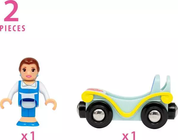 Brio BRIO World Train Set Belle & Wagon (Disney Princess)