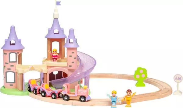 brio BRIO World Train Set Castle Set (Disney Princess)