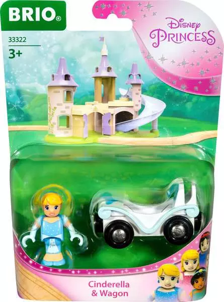Brio BRIO World Train Set Cinderella & Wagon (Disney Princess)