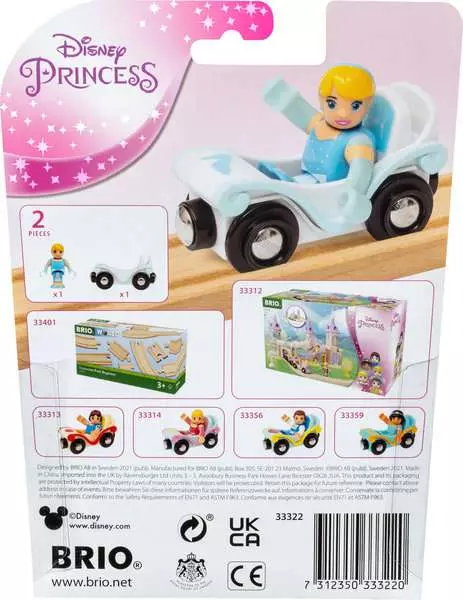 Brio BRIO World Train Set Cinderella & Wagon (Disney Princess)