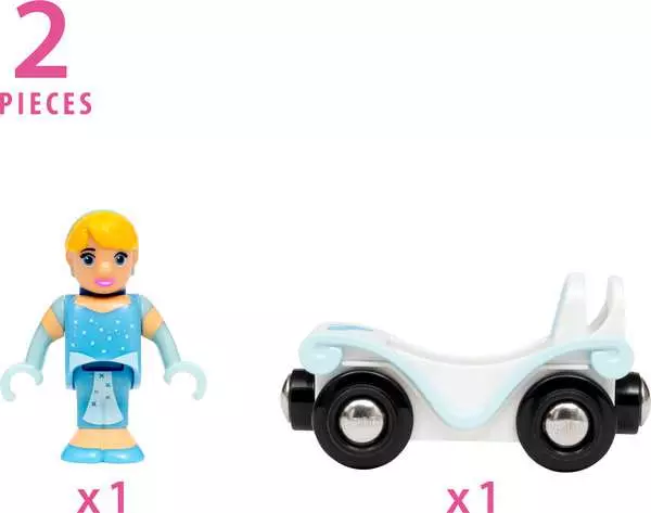 Brio BRIO World Train Set Cinderella & Wagon (Disney Princess)